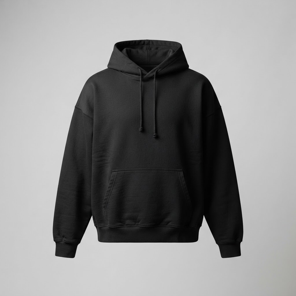 Moletom Oversized Preto GOTTA
